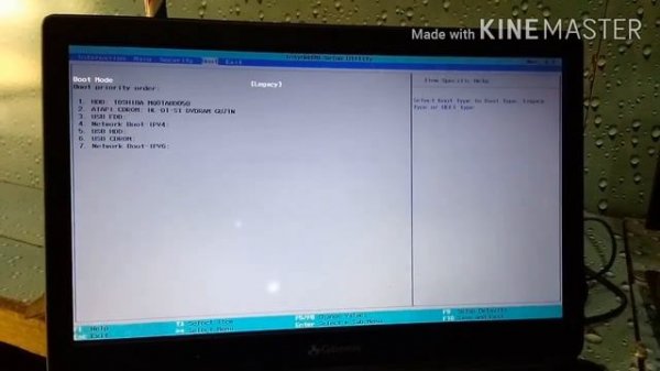 Default boot device missing or boot failed