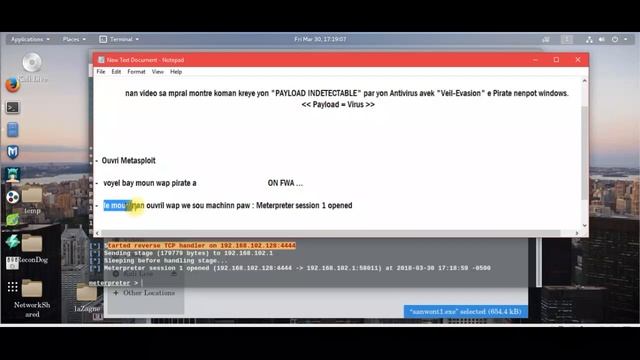 Haitian Hack-comment contourner Antivirus avec Veil-Evasion et pirater windows sur kali linux 2018. смотреть онлайн