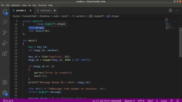 IPC - 1 (Message Queues) смотреть онлайн