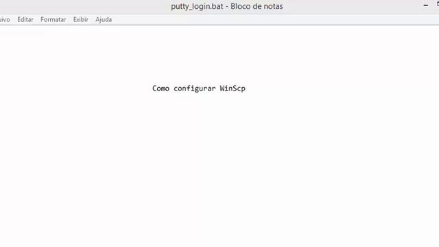 Facilitando o acesso por SSH e configurando o WinSCP смотреть онлайн