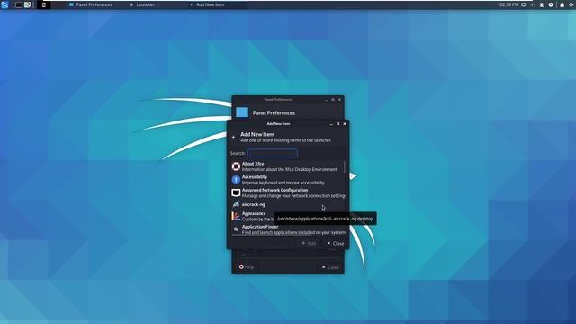 Como configurar y usar el menu de aplicacion de Kali. смотреть онлайн
