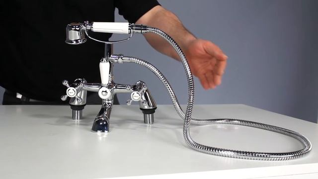 Zenith Cambridge Traditional Bath Shower Mixer Tap смотреть онлайн