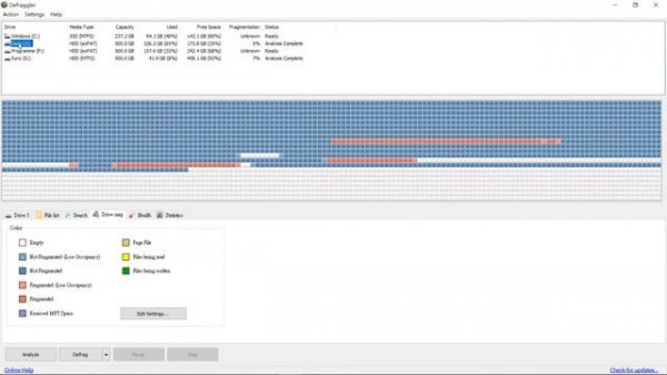 How to defrag exFAT format hard disk