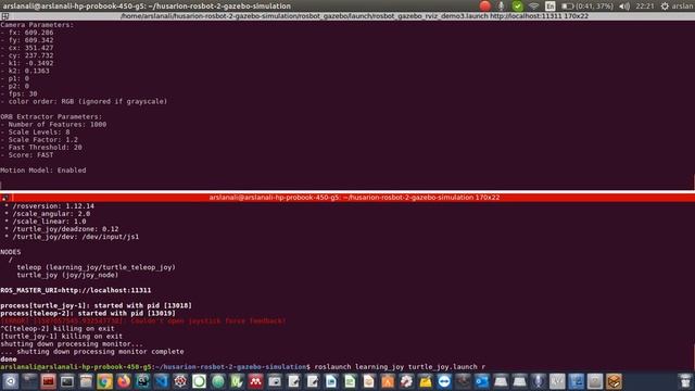 RPLIDAR A3 test in rivz using rosbot2 смотреть онлайн