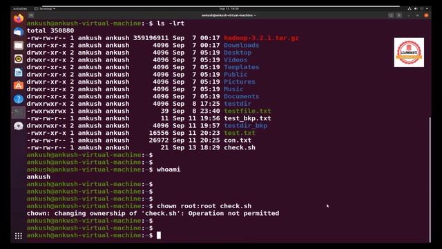 Change Owner In Linux | Learnomate Technologies смотреть онлайн
