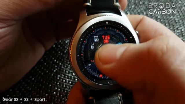 free Broda Carbon for Samsung Gear Sport / S3 / S2 смотреть онлайн