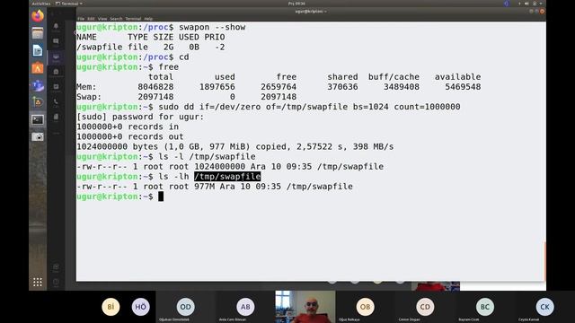GNU/Linux üzerinde swap yapılandırması смотреть онлайн