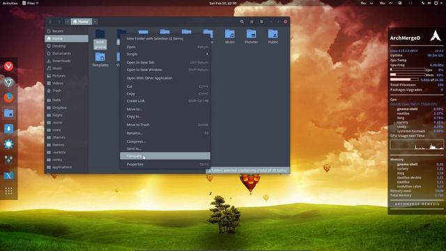ArchMerge : 283 quick overview of ArchMergeD Gnome смотреть онлайн