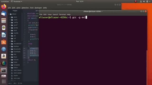 18CSC205J Ex3a Compile & Run C Programs in Ubuntu Linux смотреть онлайн