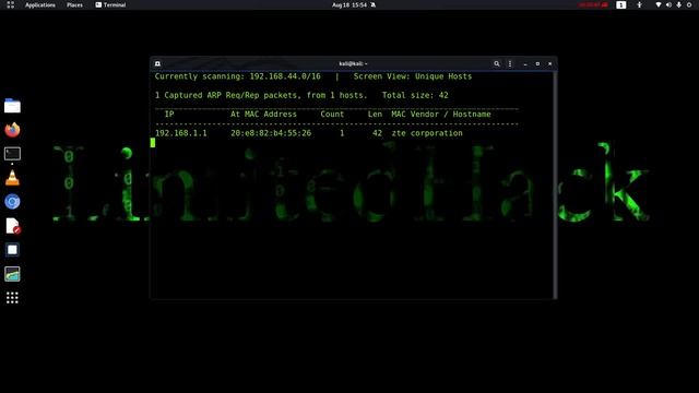How to see if someone is unauthorizedly connected to wifi / Kali Linux 2020.3 / Netdiscover смотреть онлайн