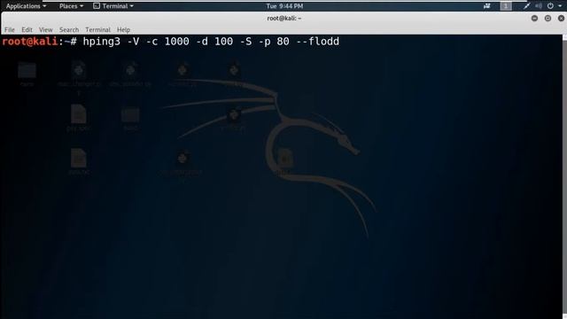 Hping3 SYN Flooding смотреть онлайн