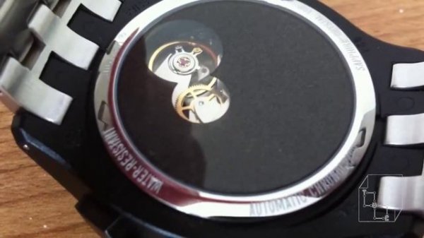 Swatch Automatic Chrono Close up Movement SVGB400 Front and Back Valjoux Lemania Swiss Made