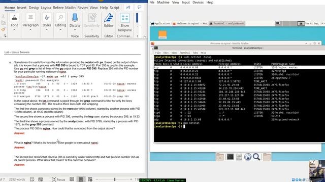 CBROPS - 4.3.4 Lab - Linux Servers смотреть онлайн