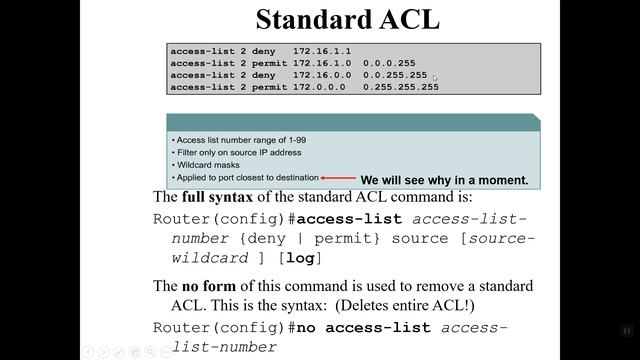 Access control List for CCNA(200-301) смотреть онлайн