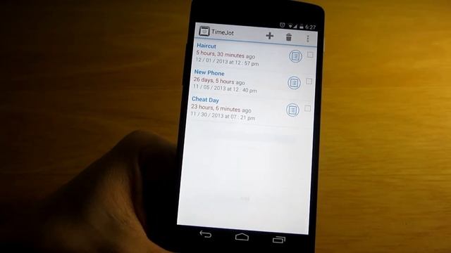 TimeJot - Keep Track of Time Since Events [Android] смотреть онлайн