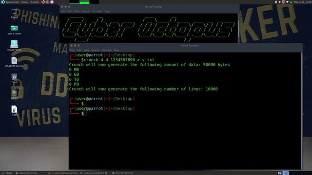 All About Crunch Tool [ Hindi ] | How To Use Crunch Tool In Kali Linux | смотреть онлайн