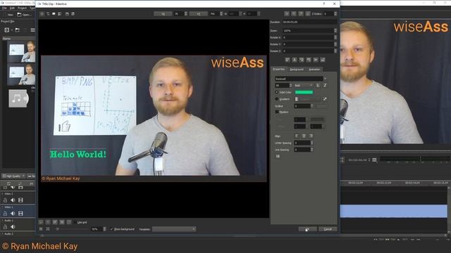 Kdenlive Tutorial #4 | How to Text Overlay to Videos (Title Clip) смотреть онлайн