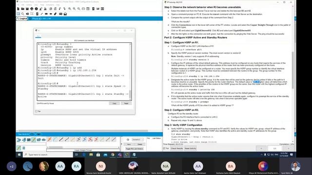 9.3.3 Packet Tracer - HSRP Configuration смотреть онлайн