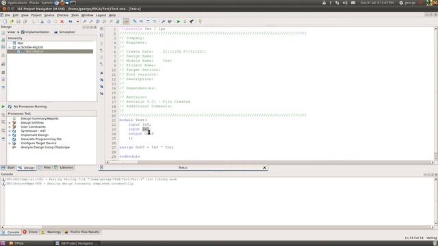 FPGA Verilog XOR Gate Tutorial in Xilinx ISE 12.1 (Part 1 of 2) смотреть онлайн