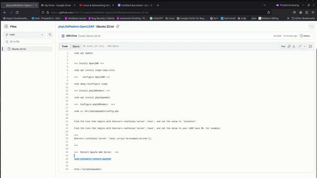 How to install LDAP PHPLdapAdmin on Ubuntu 22.04 with bug fixed | Step-by-Step смотреть онлайн