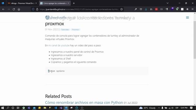 Cómo agregar los template turnkey a PROXMOX | Maquinas Virtuales Gratis | 2022 смотреть онлайн