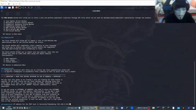how to make site pishing on 6 minutes on kali linux Social Engineers SeToolKit смотреть онлайн