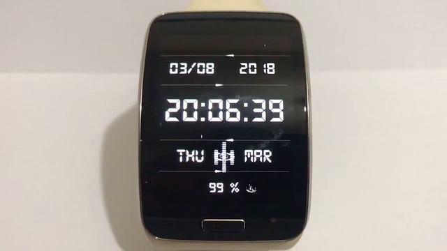 ANIMATED GEAR S DASHBOARD WATCH FACE смотреть онлайн