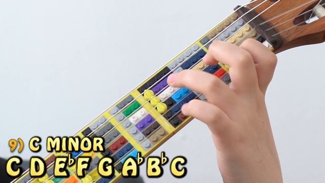 18 Scales on Lego Microtonal Guitar смотреть онлайн