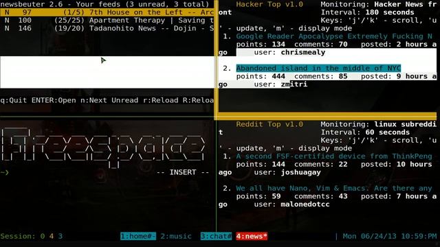 Mouse Mode - Linux TMUX смотреть онлайн