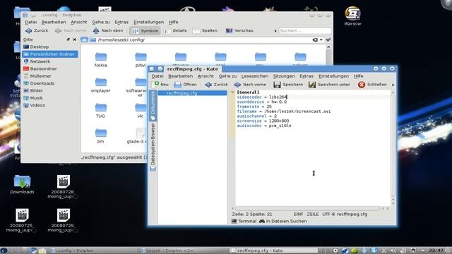 Recffmpeg 0.1 - A gui to record your desktop with ffmpeg смотреть онлайн