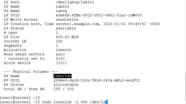 How to Grow a Mounted File System in a Logical Volume in Linux смотреть онлайн