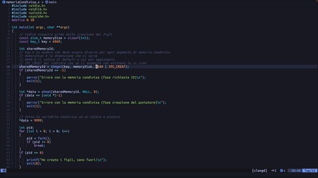 Memoria Condivisa - Unix - shmget() / shmat() смотреть онлайн