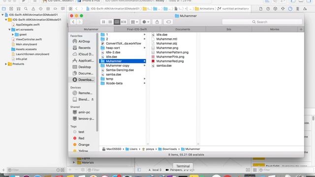 IOS 11, Swift 4, Tutorial: How To make 3D model Animation with ARKit (mixamo) смотреть онлайн