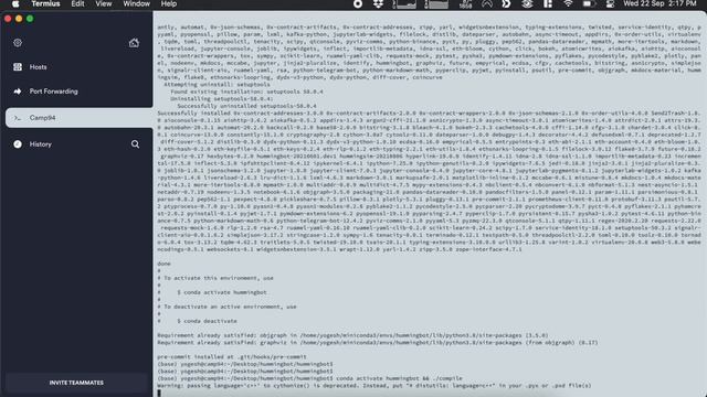 Hummingbot Setup For Dydx Perpetual