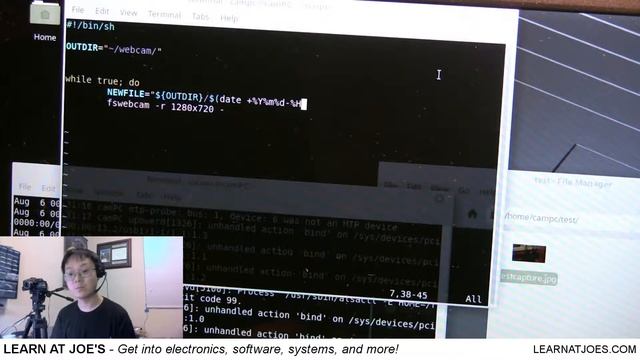 [LEARN AT JOES] Time-Lapse capture with webcam and Linux scripting смотреть онлайн