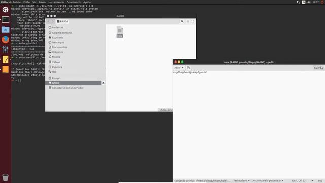 Como hacer un RAID1 en Ubuntu 16.04 | DIEGO LITTLELION смотреть онлайн