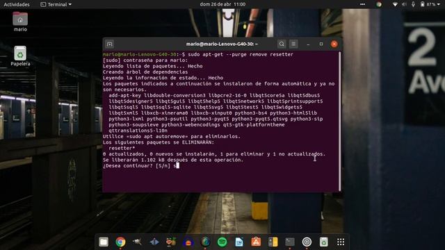 Como desinstalar programas en linux Ubuntu :Tutorial смотреть онлайн
