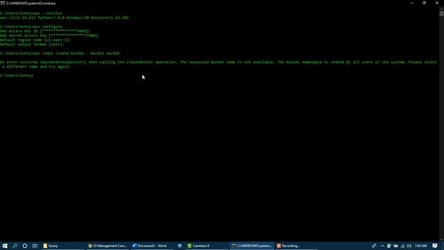 2. How to create a bucket S3 Bucket from AWS CLI and copy a file from local folder to Bucket смотреть онлайн