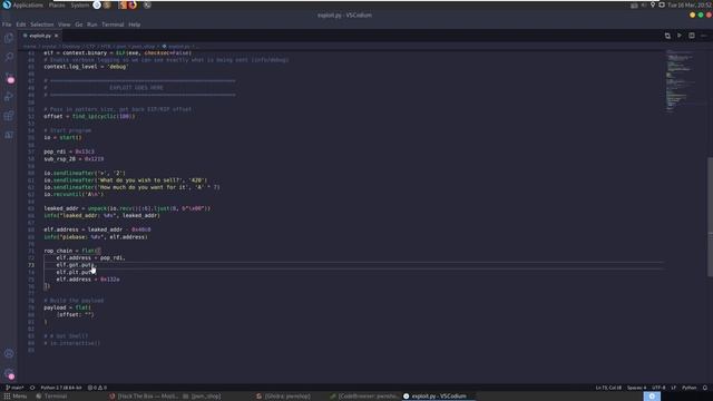 PwnShop [easy]: HackTheBox Pwn Challenge (ret2libc with stack pivot) смотреть онлайн
