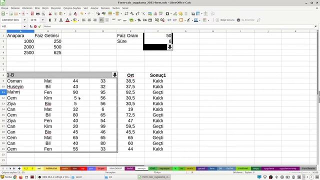 9- LibreOffice Calc -LibreOffice Hesap Tablosu- : Senaryolar смотреть онлайн