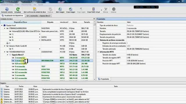 Recuperar Información con Manual de R-Estudio, Muy Facil смотреть онлайн
