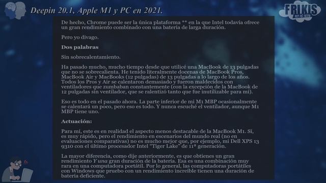Rendimiento de los Apple M1, Deepin 20.1 y Pc en 2021 смотреть онлайн