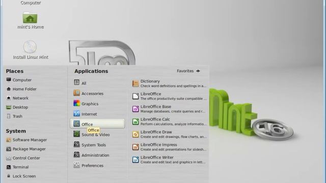 Linux Mint 16 Petra MATE Presentation смотреть онлайн
