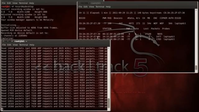 Crack WEP in 3 minutes with Backtrack 5 смотреть онлайн