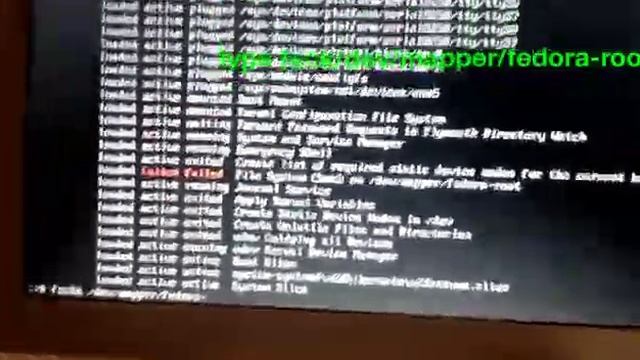 Fedora Entering Emergency mode- exit shell to continue , boot failure (FIXED) смотреть онлайн
