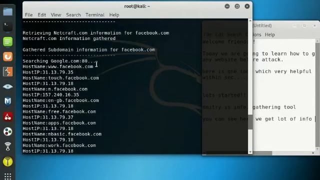 Get more information about any website | kali linux смотреть онлайн