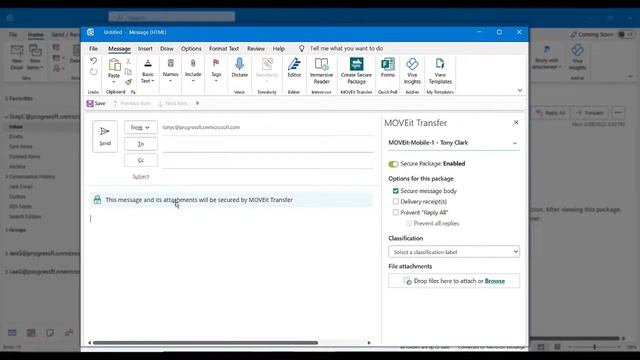 MOVEit Transfer Add-in Quick Start смотреть онлайн