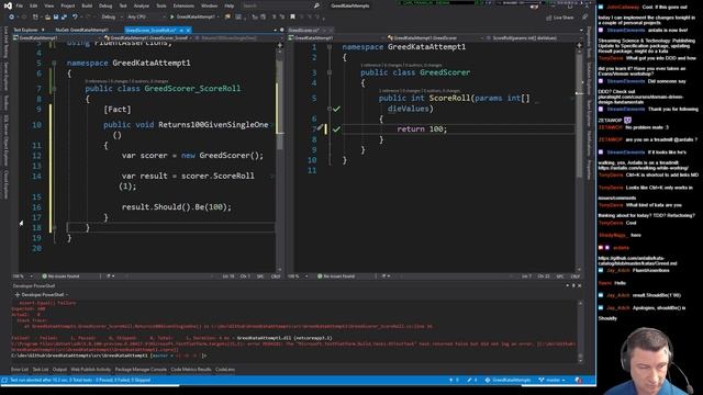 Updates to Specification and Result NuGet packages and then the Greed kata смотреть онлайн