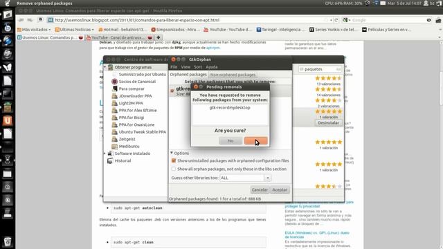 Liberar espacio en Linux Ubuntu 11.04.mp4 смотреть онлайн