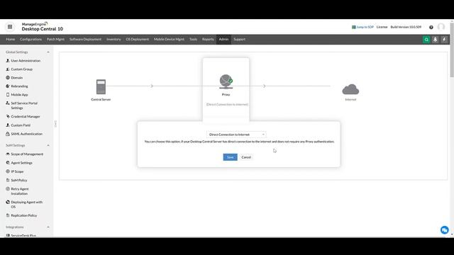 How to configure Proxy Settings in Endpoint Central смотреть онлайн